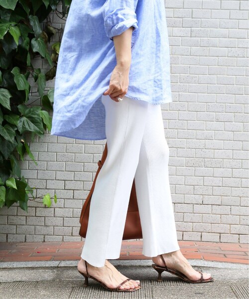 Deuxieme Classe(ドゥーズィエムクラス)の「SWING RIB パンツ(パンツ・ブラック/36/在庫なし/38)」の10枚目の写真