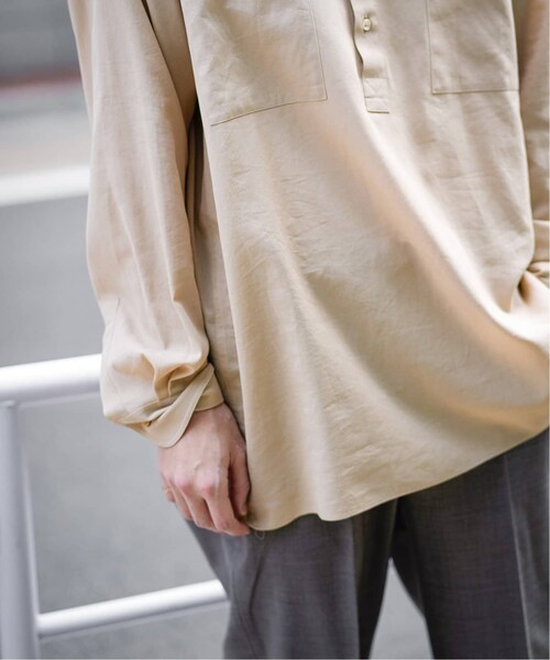 EDIFICE(エディフィス)の「SHUTTLE GEORGETTE CLOTH P/O SHIR(トップス・ベージュ/3/在庫なし/4/残り1点)」の4枚目の写真