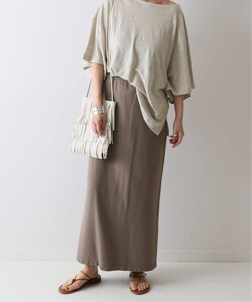 FRAMeWORK（フレームワーク）の「ミニ裏毛ロングスカート(グレー)2◆（スカート・グレーA/36/在庫あり/38/在庫なし）」の4枚目の写真