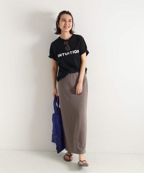 FRAMeWORK（フレームワーク）の「ミニ裏毛ロングスカート(グレー)2◆（スカート・グレーA/36/在庫あり/38/在庫なし）」の6枚目の写真