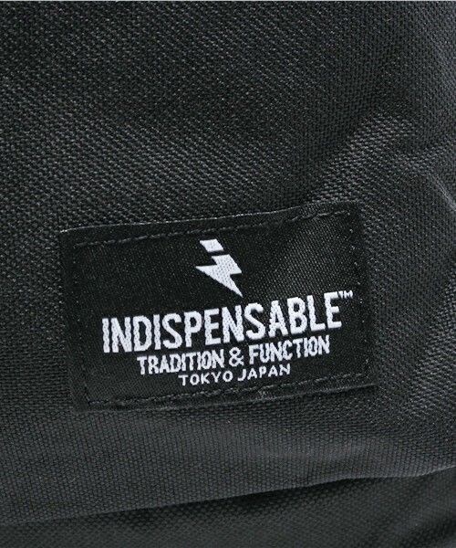 INDISPENSABLE （インディスペンサブル）の「INDISPENSABLE/IDP.Daypack“JAZZ”（バックパック/リュック・メンズ・ブラック/グレー/ネイビー/カモフラージュ・FREE）」の7枚目の写真