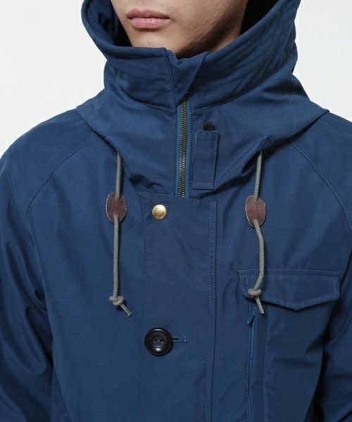 Johnbull Private labo(ジョンブルプライベートラボ)の「ユーティリティシェル(マウンテンパーカー・メンズ・ブラック/オリーブ/ブルーグリーン・SMALL/MEDIUM/LARGE)」の7枚目の写真