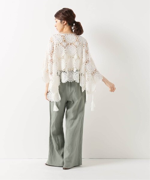 IENA（イエナ）の「IENA LA BOUCLE サークル クロッシェモチーフ