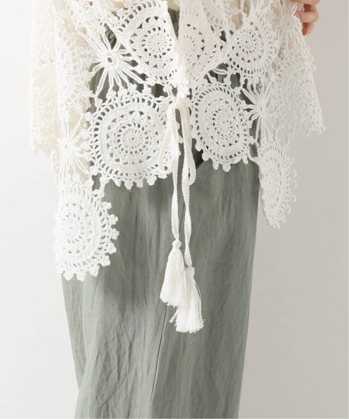 IENA（イエナ）の「IENA LA BOUCLE サークル クロッシェモチーフ