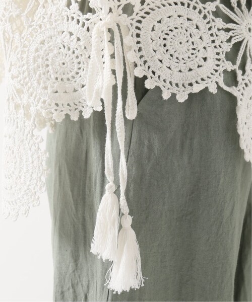 IENA（イエナ）の「IENA LA BOUCLE サークル クロッシェモチーフ