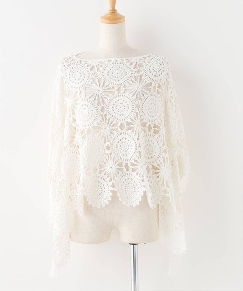 IENA（イエナ）の「IENA LA BOUCLE サークル クロッシェモチーフ