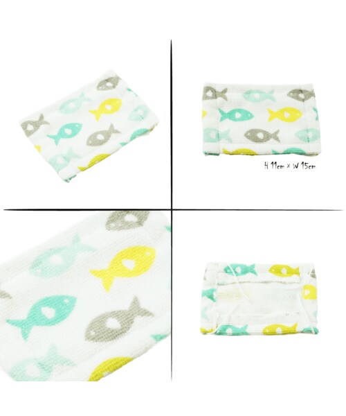 no brand（ノーブランド）の「(3枚セット) お魚モチーフ 魚くん