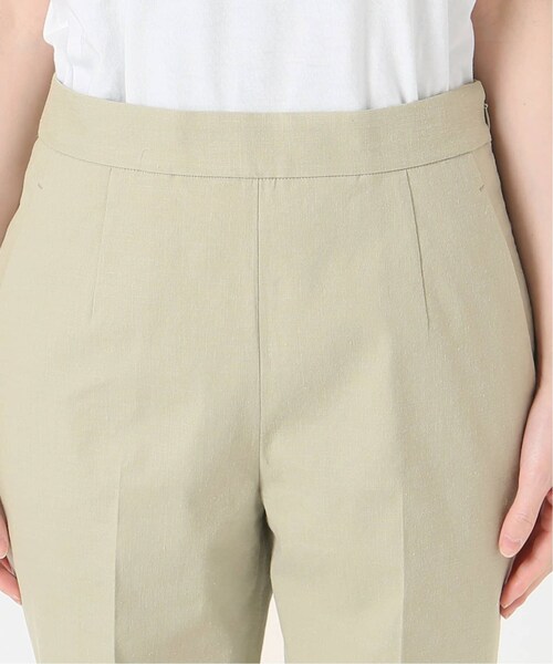 IENA（イエナ）の「IENA LA BOUCLE 麻ストレッチ フレアパンツ