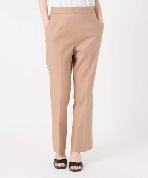 IENA LA BOUCLE 麻ストレッチ フレアパンツ IENA（イエナ）の「IENA LA BOUCLE 麻ストレッチ フレアパンツ