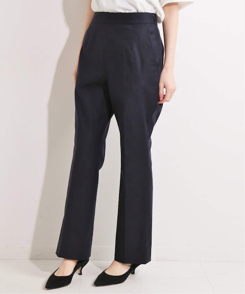 IENA LA BOUCLE 麻ストレッチ フレアパンツ IENA（イエナ）の「IENA LA BOUCLE 麻ストレッチ フレアパンツ