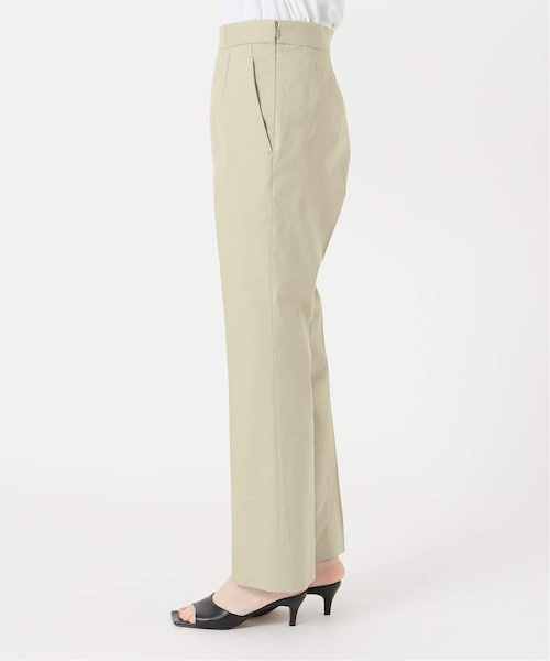 IENA（イエナ）の「IENA LA BOUCLE 麻ストレッチ フレアパンツ