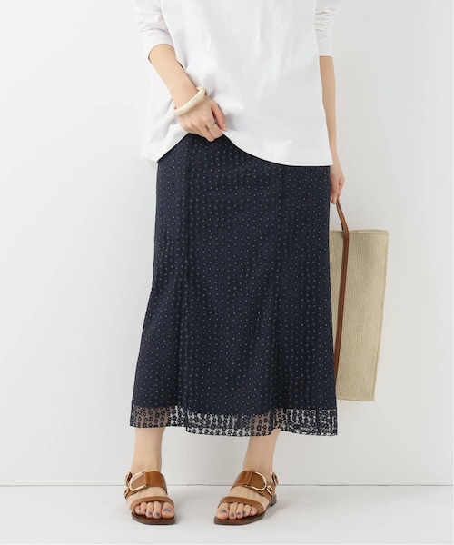 IENA（イエナ）の「シアーフラワーレーススカート◇（）」 - WEAR