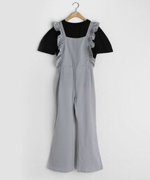 DHOLIC | Tシャツ付フリルオールインワン(つなぎ/オールインワン)