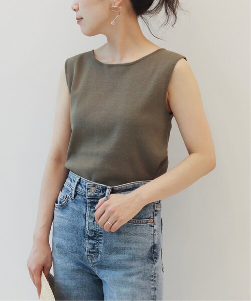 plage（プラージュ）の「CO/NY Sleeveless プルオーバー◆（トップス・ベージュ/フリー/在庫あり）」の2枚目の写真