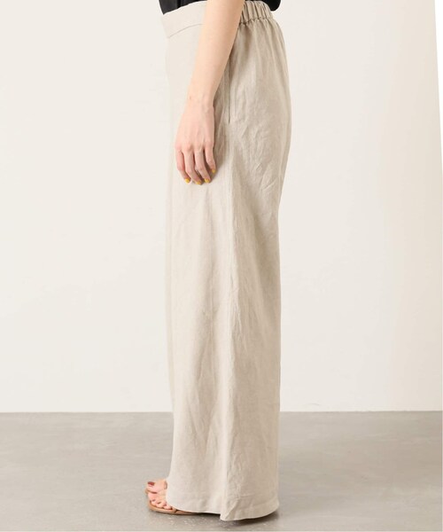 plage(プラージュ)の「Linen Bias パンツ◆(パンツ・ブラック/34/36/38/在庫なし)」の8枚目の写真