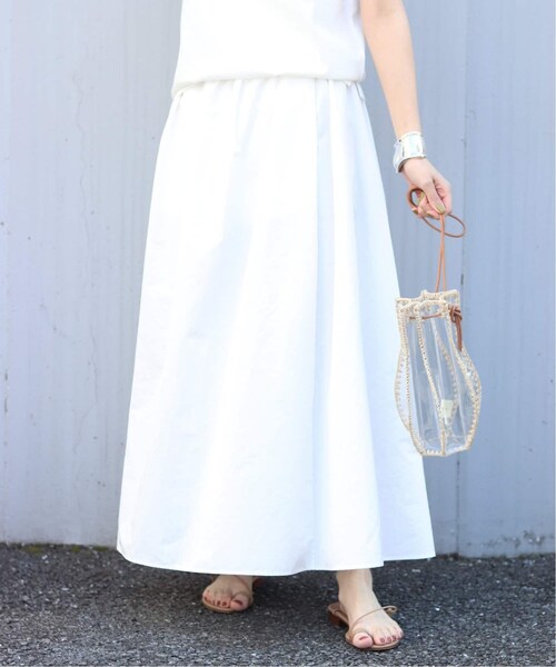 plage(プラージュ)の「Satin ギャザースカート◆(スカート・ブラック/36/在庫なし/38)」の2枚目の写真