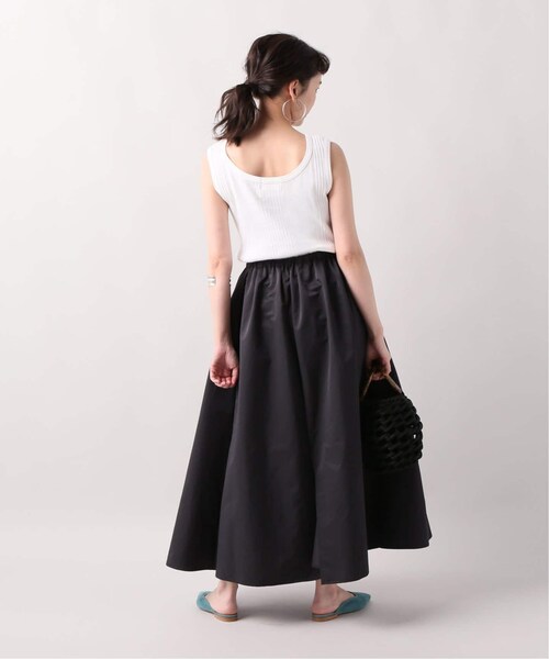 plage(プラージュ)の「Satin ギャザースカート◆(スカート・ブラック/36/在庫なし/38)」の6枚目の写真