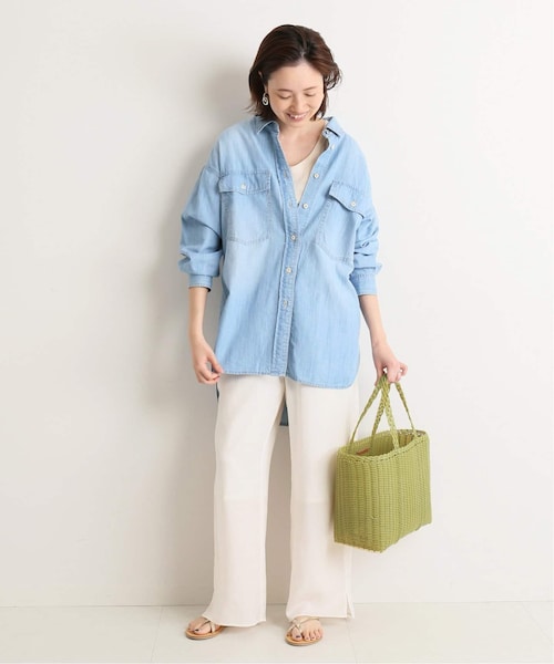 SLOBE IENA（スローブイエナ）の「LE DENIM light oz シャツ