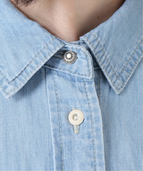 美品♪イエナ SLOBE LE DENIM light ozシャツ デニムシャツ SLOBE IENA - 美品♪イエナ SLOBE LE DENIM light ozシャツ