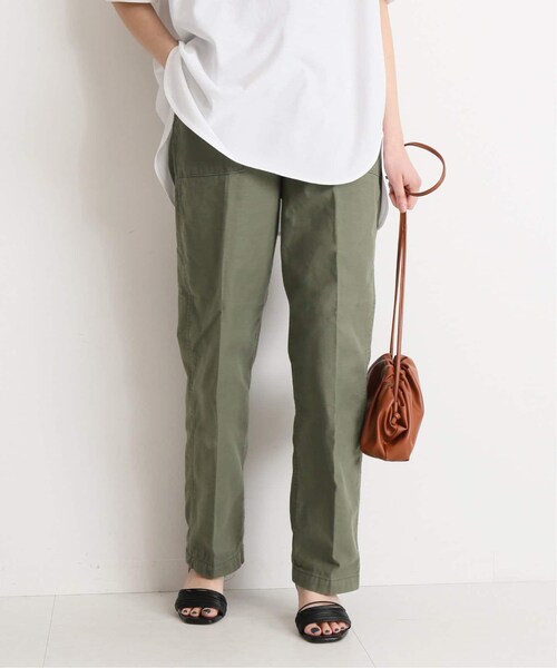 SLOBE IENA（スローブイエナ）の「ベイカーパンツ◆（パンツ・キャメル/36/在庫なし/38/40）」の2枚目の写真