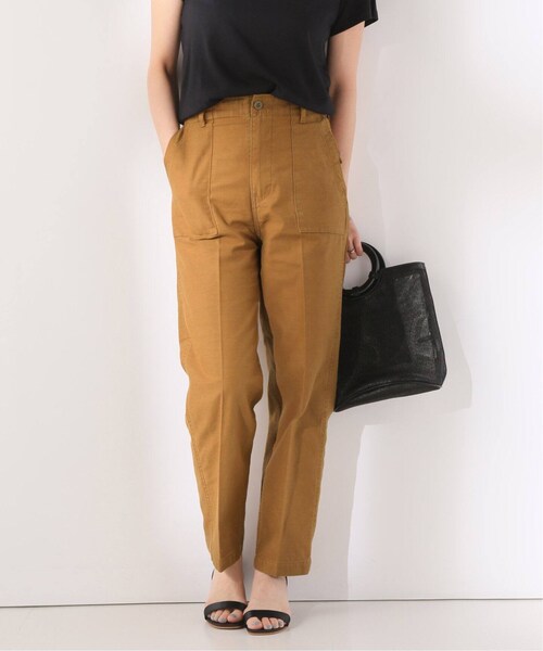 SLOBE IENA（スローブイエナ）の「ベイカーパンツ◆（パンツ・キャメル/36/在庫なし/38/40）」の22枚目の写真