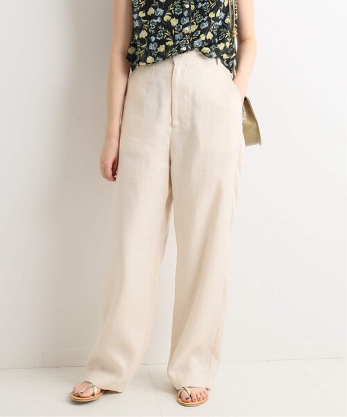 SLOBE IENA（スローブイエナ）の「ウォッシャブルフレンチリネンハイウエストパンツ◆（パンツ・ナチュラル/36/38/40/在庫なし/残り1点）」の22枚目の写真