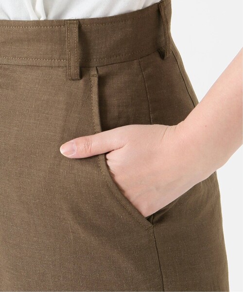 SLOBE IENA（スローブイエナ）の「ウォッシャブルフレンチリネンハイウエストパンツ◆（パンツ・ナチュラル/36/38/40/在庫なし/残り1点）」の13枚目の写真