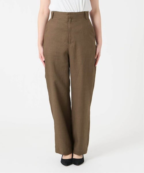 SLOBE IENA（スローブイエナ）の「ウォッシャブルフレンチリネンハイウエストパンツ◆（パンツ・ナチュラル/36/38/40/在庫なし/残り1点）」の8枚目の写真