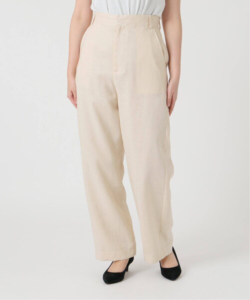 SLOBE IENA（スローブイエナ）の「ウォッシャブルフレンチリネンハイウエストパンツ◆（パンツ・ナチュラル/36/38/40/在庫なし/残り1点）」の17枚目の写真