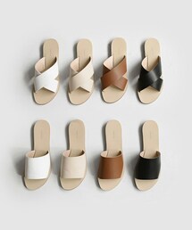 SAPPUN | Floydi 天然本革 スリッパ (1cm)(サンダル)