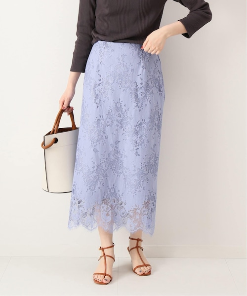 Spick & Span（スピックアンドスパン）の「ラッセルレーススカート5  