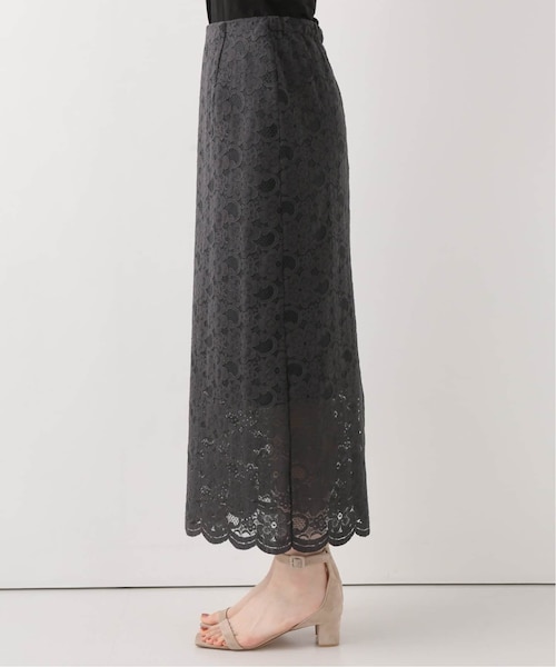 Spick & Span（スピックアンドスパン）の「フラワーレーススカート  