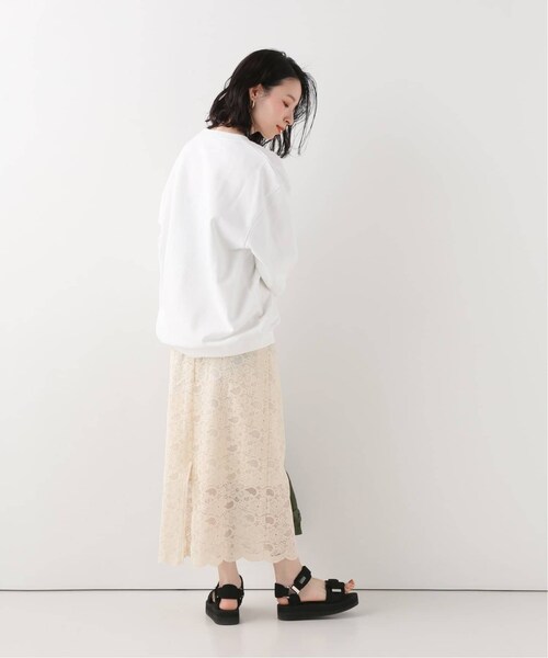 Spick & Span（スピックアンドスパン）の「フラワーレーススカート  