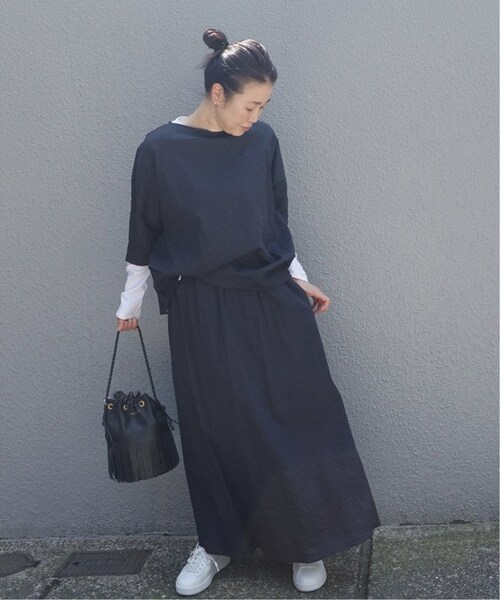 JOURNAL STANDARD LUXE（ジャーナルスタンダード　ラックス）の「LRタンブラー マキシスカート◆（スカート・ブラウン/フリー/在庫なし）」の10枚目の写真