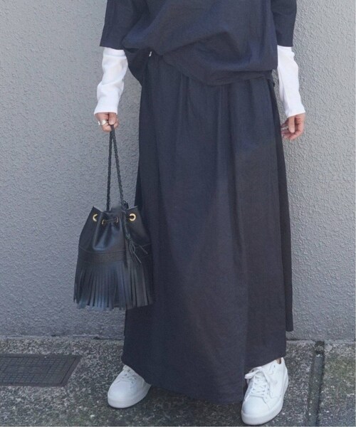 JOURNAL STANDARD LUXE（ジャーナルスタンダード　ラックス）の「LRタンブラー マキシスカート◆（スカート・ブラウン/フリー/在庫なし）」の13枚目の写真