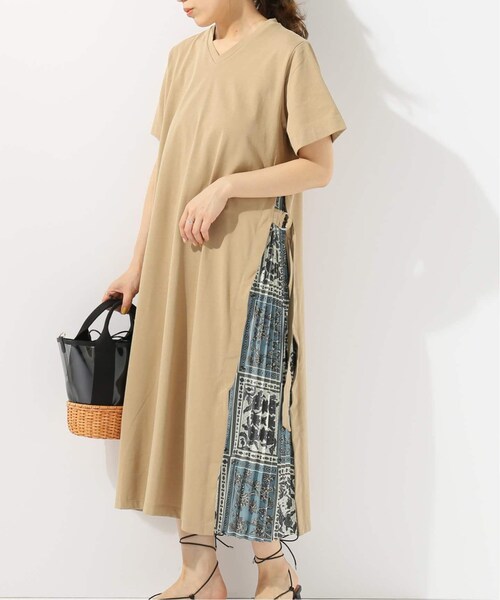 B.C STOCK（ベーセーストック）の「シルケットテンジクサイドプリーツワンピース◆（ワンピース/ドレス・ブラック/フリー/在庫なし）」の12枚目の写真