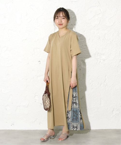 B.C STOCK（ベーセーストック）の「シルケットテンジクサイドプリーツワンピース◆（ワンピース/ドレス・ブラック/フリー/在庫なし）」の8枚目の写真