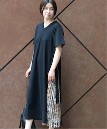 B.C STOCK | シルケットテンジクサイドプリーツワンピース◆(ワンピース/ドレス)