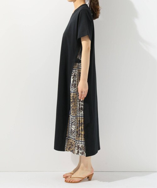 B.C STOCK（ベーセーストック）の「シルケットテンジクサイドプリーツワンピース◆（ワンピース/ドレス・ブラック/フリー/在庫なし）」の14枚目の写真