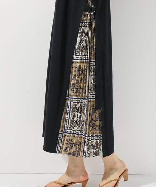 B.C STOCK（ベーセーストック）の「シルケットテンジクサイドプリーツワンピース◆（ワンピース/ドレス・ブラック/フリー/在庫なし）」の21枚目の写真