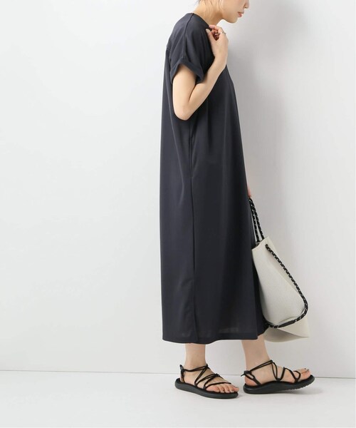 B.C STOCK(ベーセーストック)の「カットミラノスキッパーワンピース◆(ワンピース/ドレス・ブラック/フリー/在庫あり)」の9枚目の写真