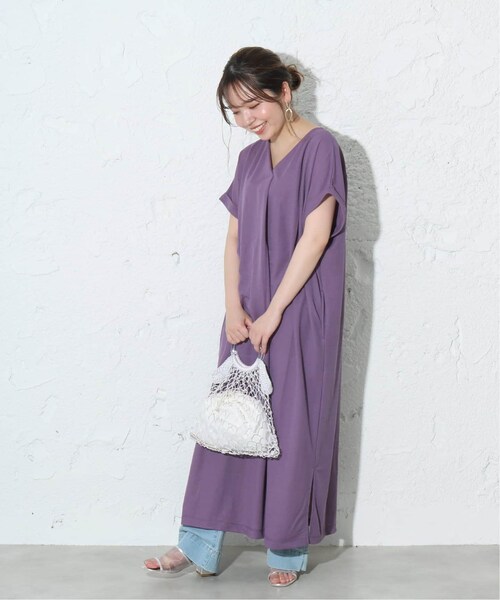 B.C STOCK(ベーセーストック)の「カットミラノスキッパーワンピース◆(ワンピース/ドレス・ブラック/フリー/在庫あり)」の6枚目の写真