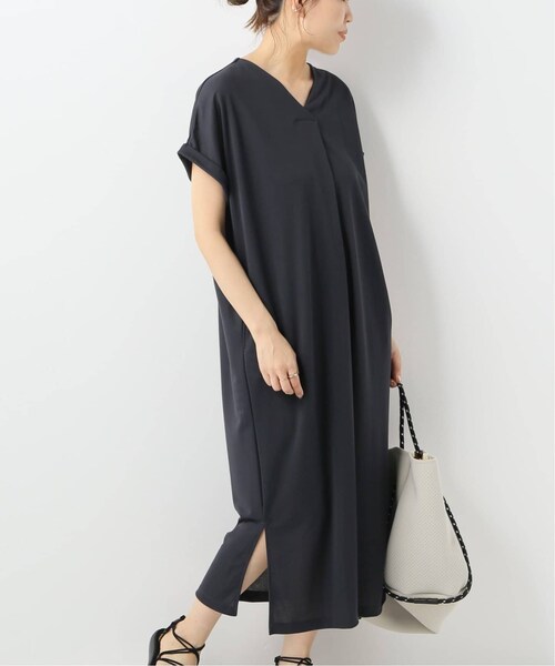 B.C STOCK(ベーセーストック)の「カットミラノスキッパーワンピース◆(ワンピース/ドレス・ブラック/フリー/在庫あり)」の8枚目の写真