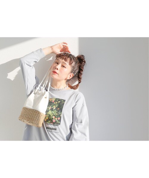 B.C STOCK(ベーセーストック)の「シーグラスコンビショルダーBAG(バッグ・ホワイト/フリー/(010)/在庫なし)」の6枚目の写真