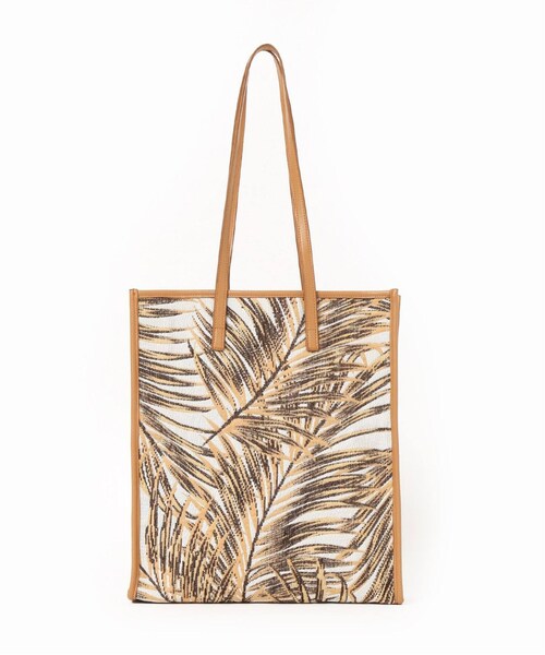 B.C STOCK（ベーセーストック）の「ボタニカルトートBAG◆（バッグ・キャメル/フリー/在庫あり/(025)）」の13枚目の写真