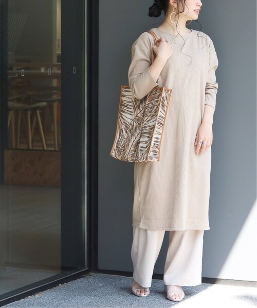 B.C STOCK（ベーセーストック）の「ボタニカルトートBAG◆（バッグ・キャメル/フリー/在庫あり/(025)）」の8枚目の写真