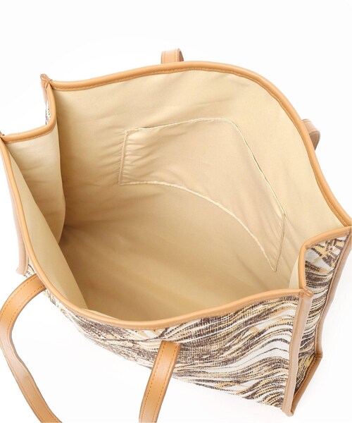 B.C STOCK（ベーセーストック）の「ボタニカルトートBAG◆（バッグ・キャメル/フリー/在庫あり/(025)）」の16枚目の写真