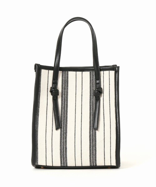 B.C STOCK(ベーセーストック)の「パイピングストライプトートBAG◆(バッグ・ブラック/フリー/(001)/在庫なし)」の21枚目の写真