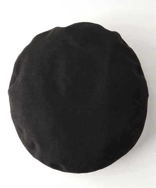 B.C STOCK（ベーセーストック）の「リネン混ベレー（帽子・ブラック/フリー/(001)/在庫なし）」の4枚目の写真