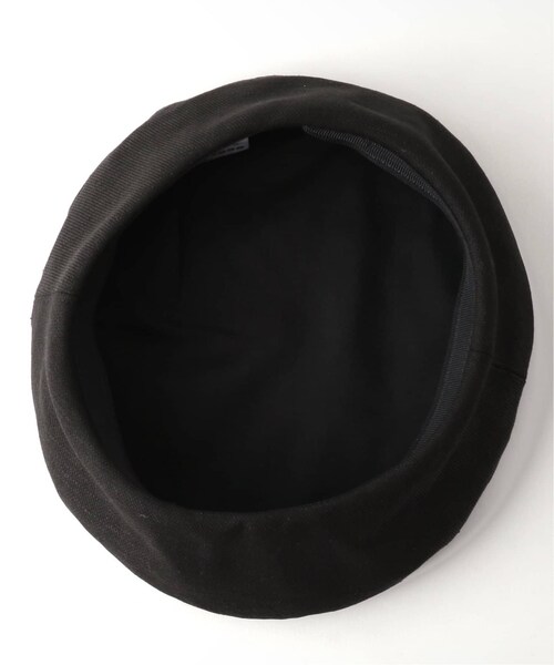 B.C STOCK（ベーセーストック）の「リネン混ベレー（帽子・ブラック/フリー/(001)/在庫なし）」の5枚目の写真